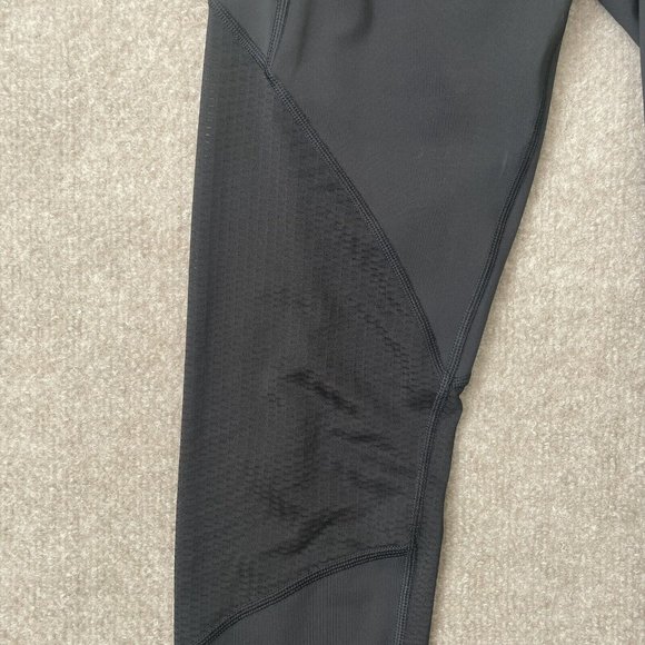 Athleta Leggings Womens XS Black Crop 3 Pair Lot Capri Yoga Pants Workout Active - Picture 7 of 13